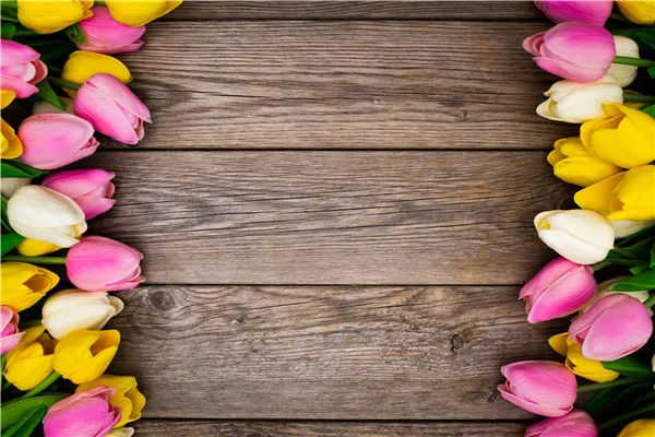 

ZHISUXI Vinyl Custom Photography Backdrops Props Flower and Wood Planks theme Photo Studio Background 20212-5566