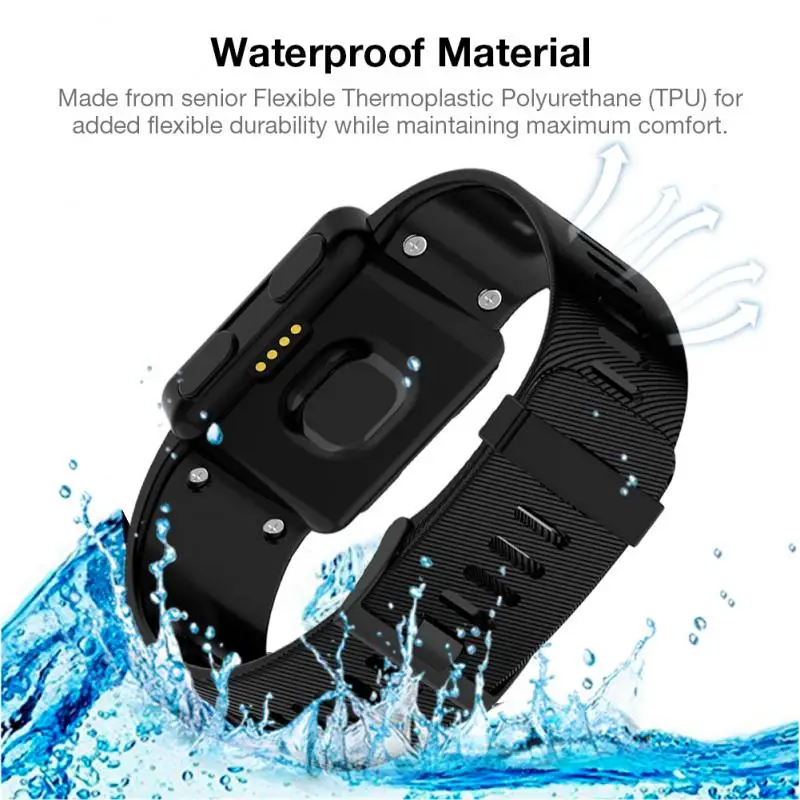 Из силикагеля мягкий ремешок для смарт часов Garmin Forerunner 35 Смарт часы Регулируемый