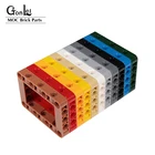 50 шт.лот высокотехнологичные детали MOC из кирпича 5x7, кольцо для рукикольцевой луч, кирпичные игрушки, совместимые с 64179 деталями, игрушка из частиц