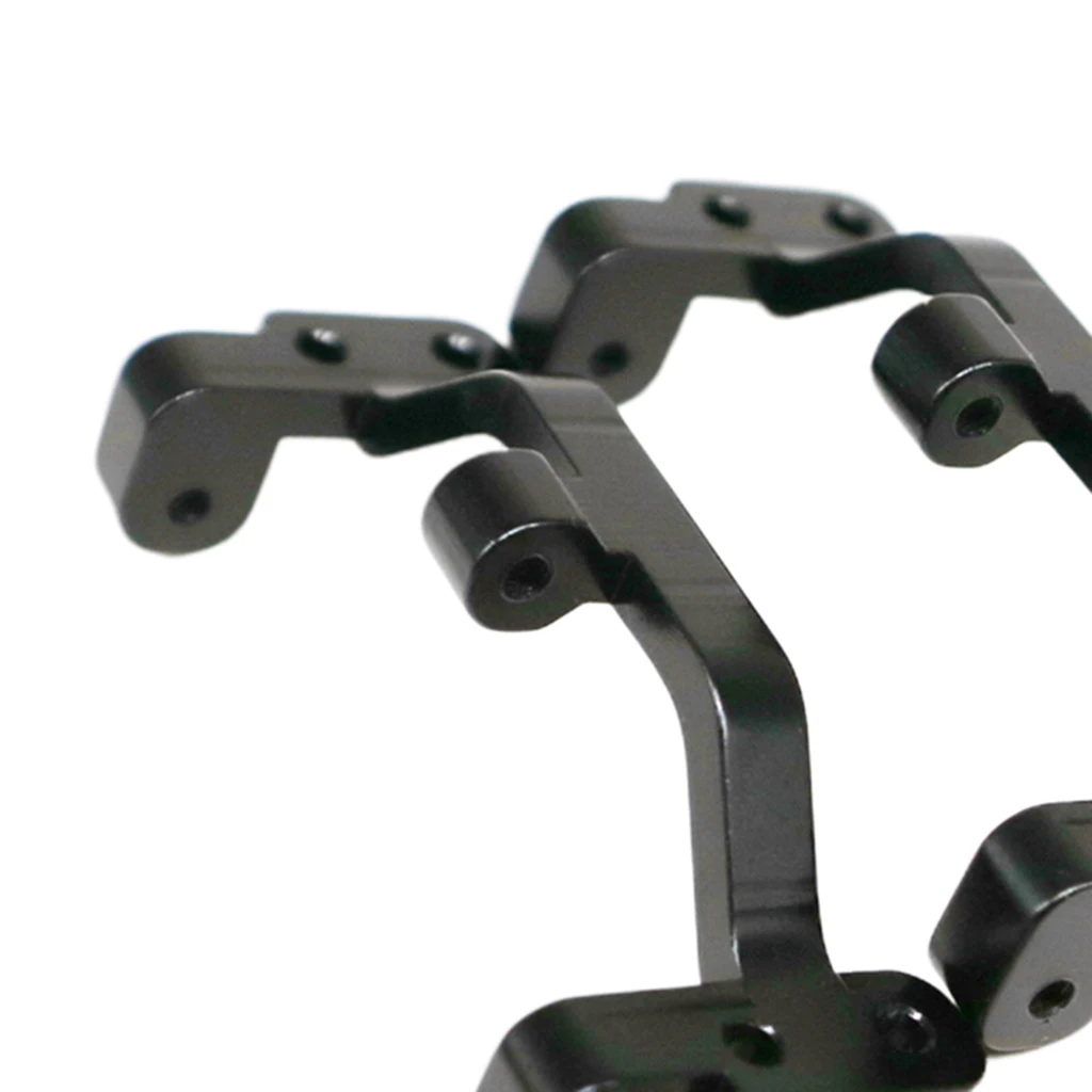

1 pair Alum Alloy 1:12 Pull Rod Base Seat Mounts for D90 FJ-45 Parts Black