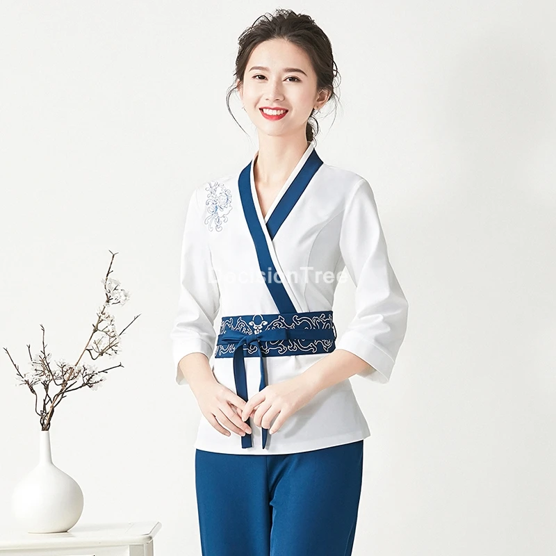 2021 корейский салон красоты косметологическая Униформа спа оздоровительный