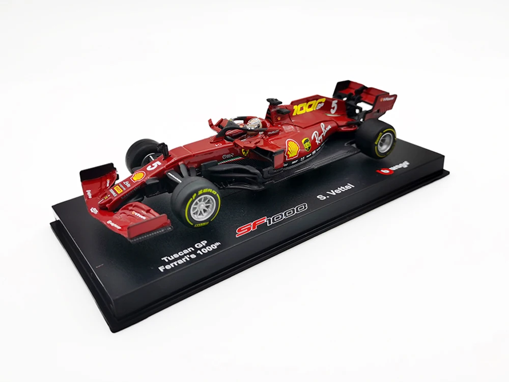 

Bburago 1:43 F1 vettel 2020 SF1000 hardback Simulation model car