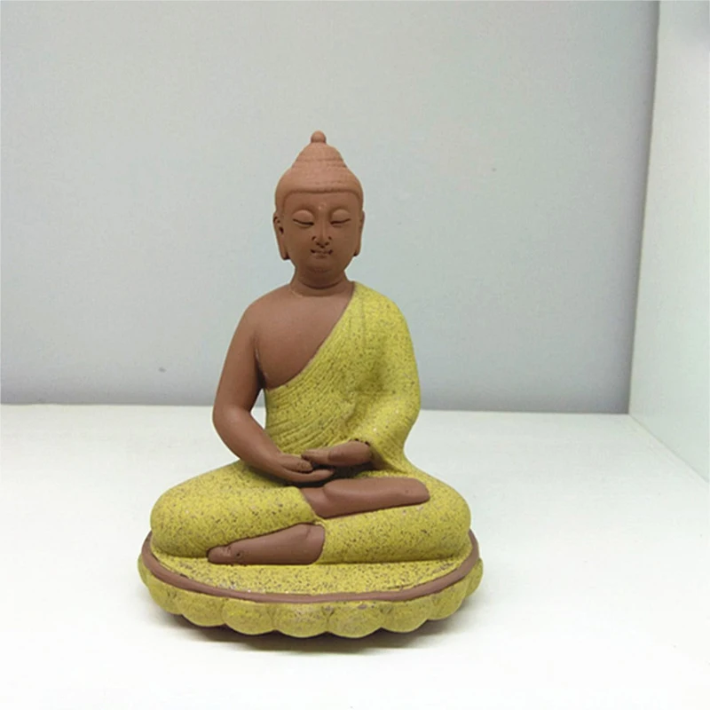 Украшение дома статуя Будды Шакьямуни день Таиланд Керамика ремесла крыльцо