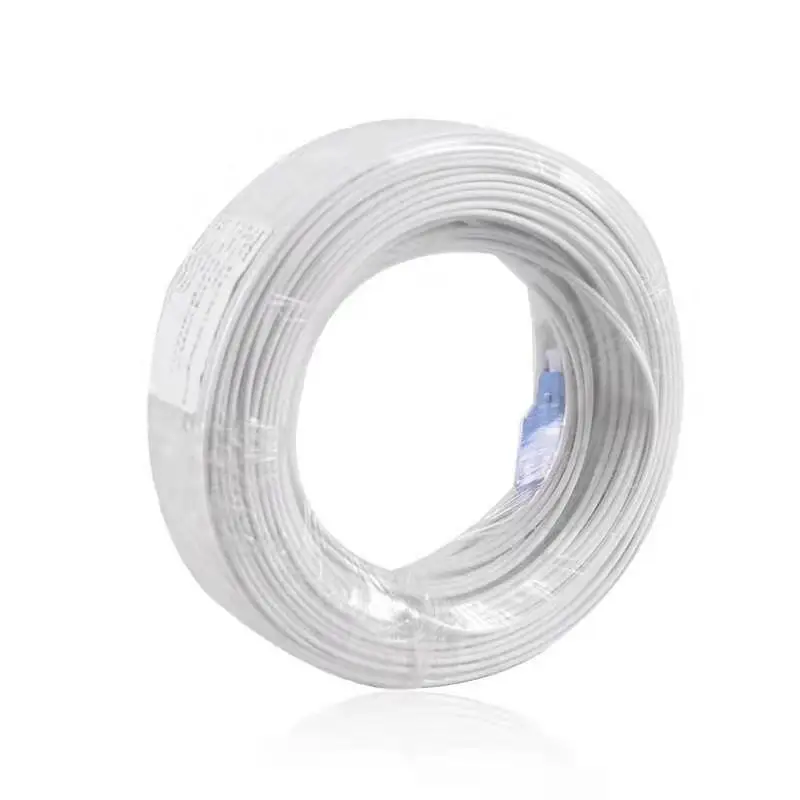 Оптоволоконный кабель 100 м 1 ядро SC для помещения одномодовый простой FTTH G652d