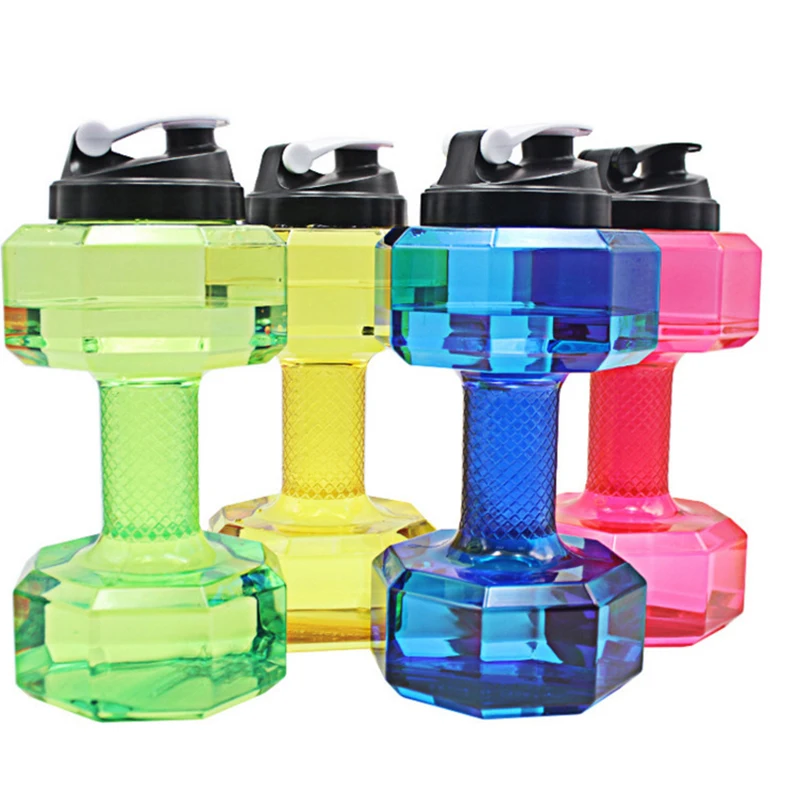 500 мл бутылка для воды гантелей оборудование фитнеса портативная герметичная