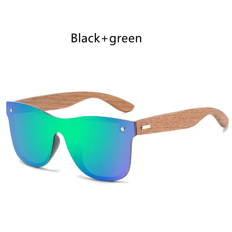 Очки с бамбуковыми и деревянными дужками поляризованные солнцезащитные очки 356