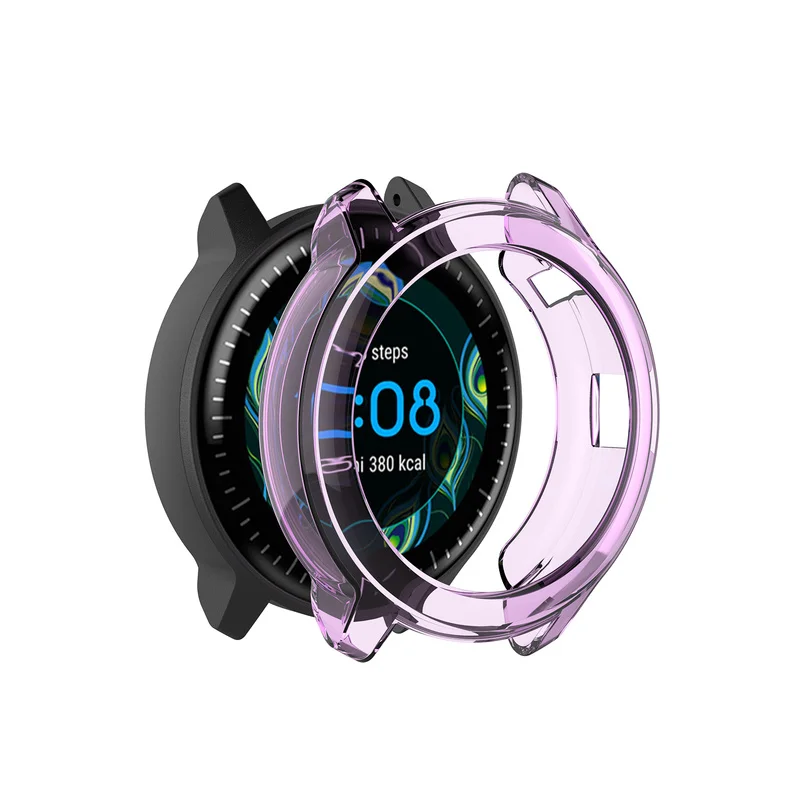 Прозрачный защитный чехол из ТПУ для Garmin Vivoactive 3 Music Smart Watch долговечные аксессуары
