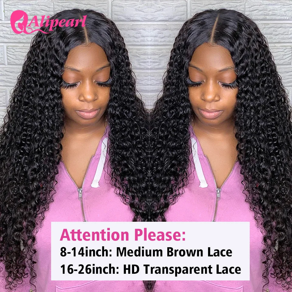 Парик из человеческих волос для чернокожих женщин 6x6 глубокая волна закрытие