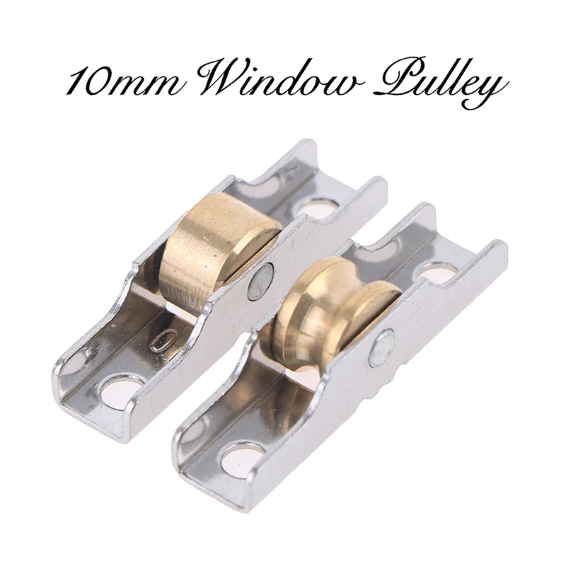 

1X 10MM Window Groove Wheel Flat wheel Pulley Glass Sliding Door Roller Runner Display Cabinet Mute Wheel Track Pulley Furniture