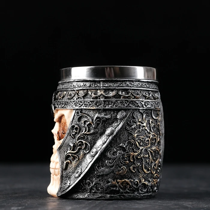 Mug &quotMiddle Ages. Skull 400 ml Kitchen supplies Mugs Drinkware Dining Bar Home Garden halloween Simaland Tableware Utensils for beverage room and