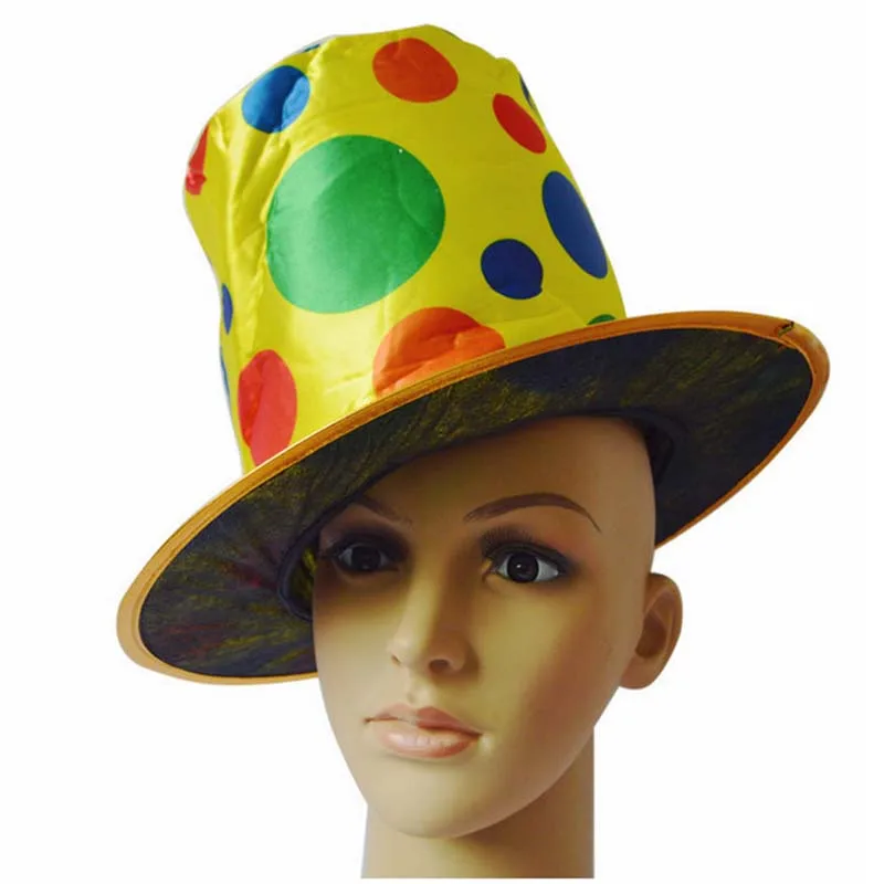 Лучшая шляпа клоуна в горошек Радужный цирк искусственное платье женвечерние