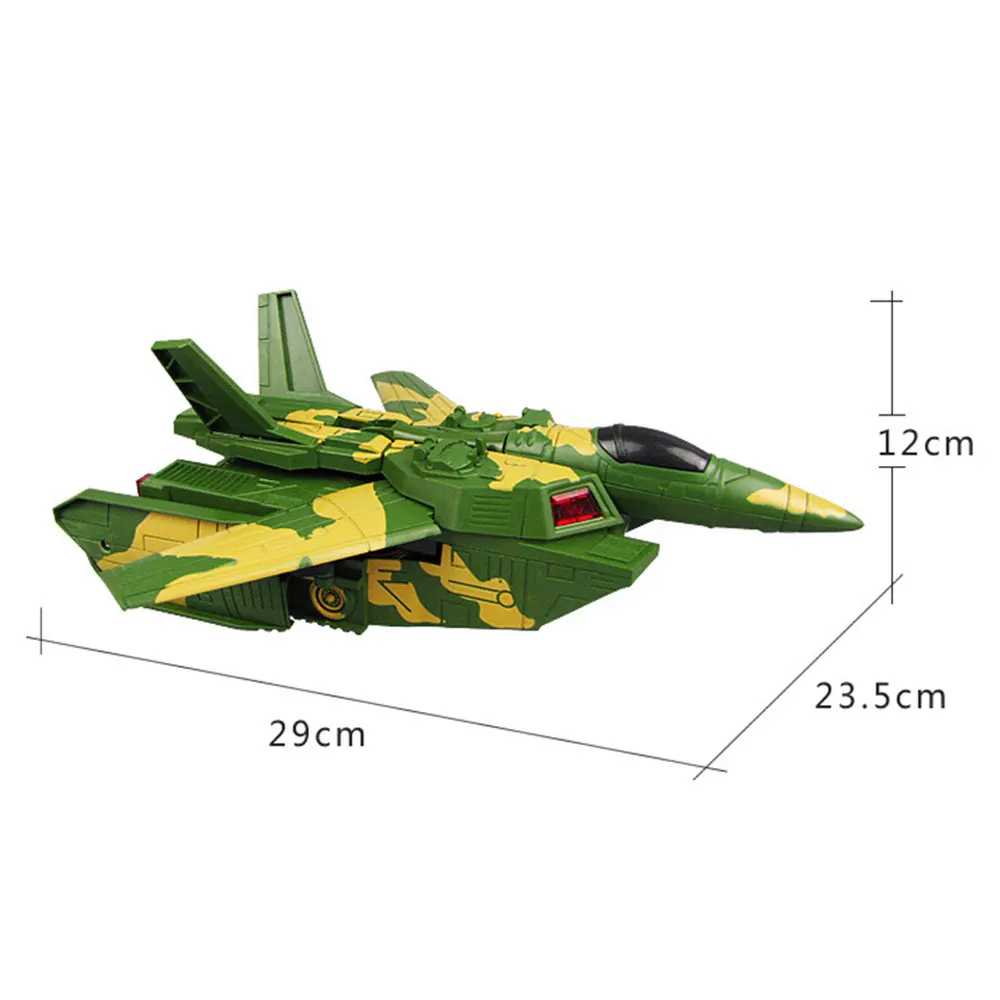 2 в 1 Электрический деформируемый Танк игрушечные самолеты моделирование военная