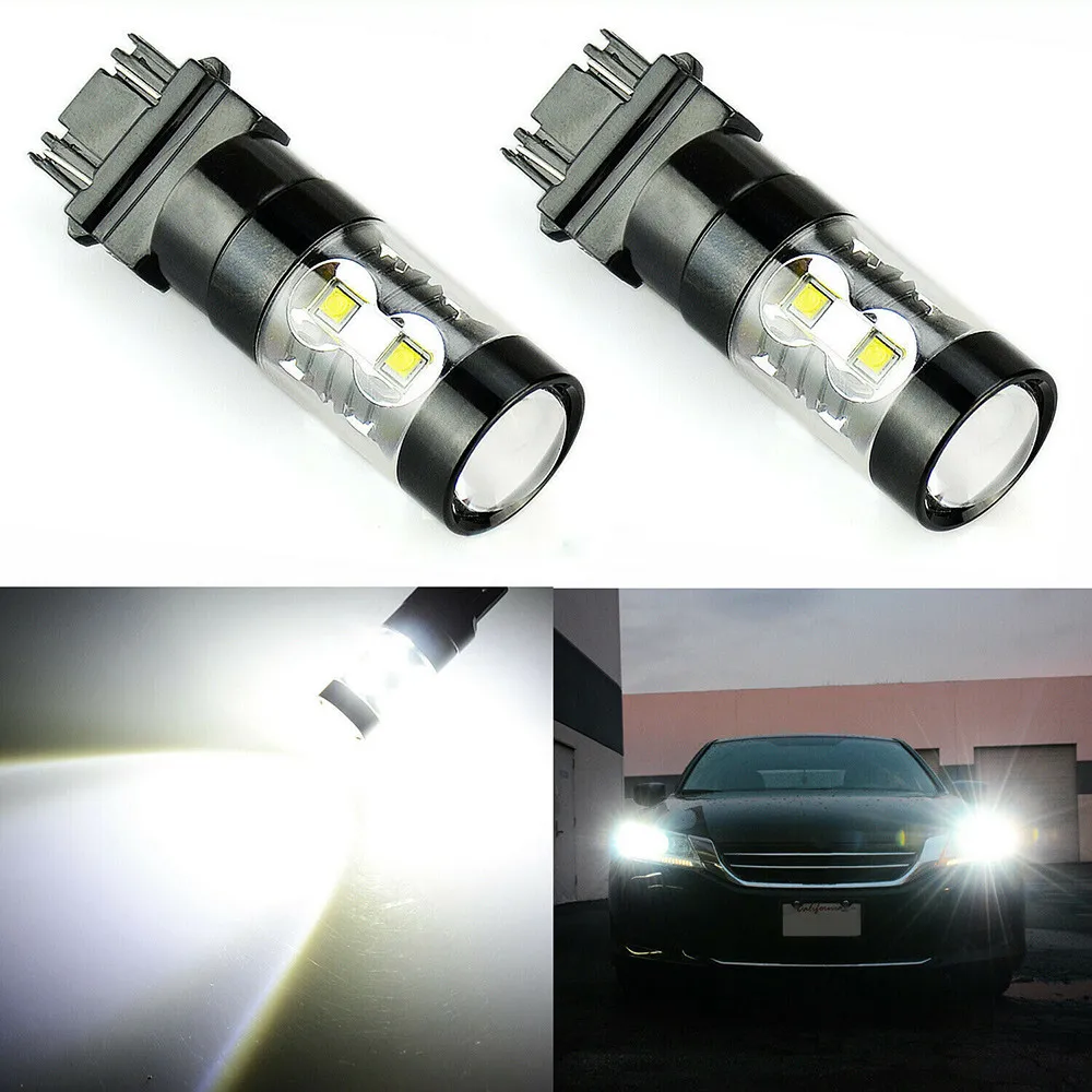 

7443 7440 T20 Led Reverse Light Backup Bulb COOL WHITE Daytime For Pickup