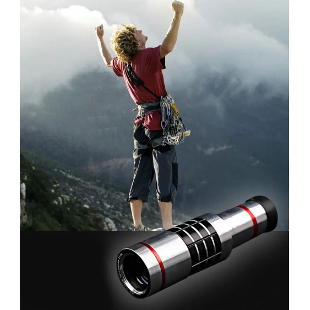 18X Универсальный оптический Мобильный телефон телефото телескоп объектив