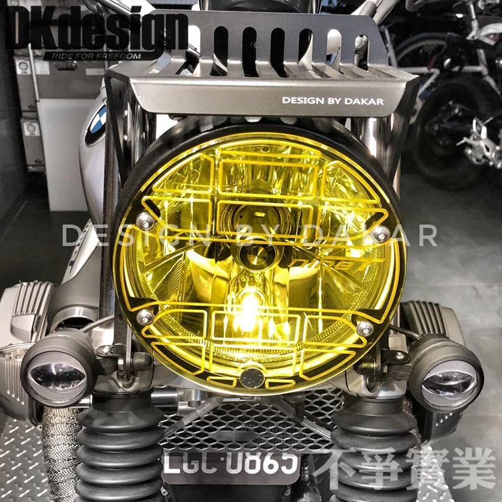 DKdesign желтая/белая акриловая светильник РА мотоцикла защитная крышка для BMW R NineT