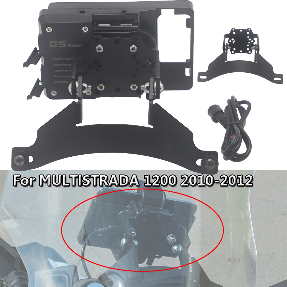 

New Motorcycle Navigation Bracket Stand Holder Mobile Phone GPS Plate For DUCATI MULTISTRADA 1200