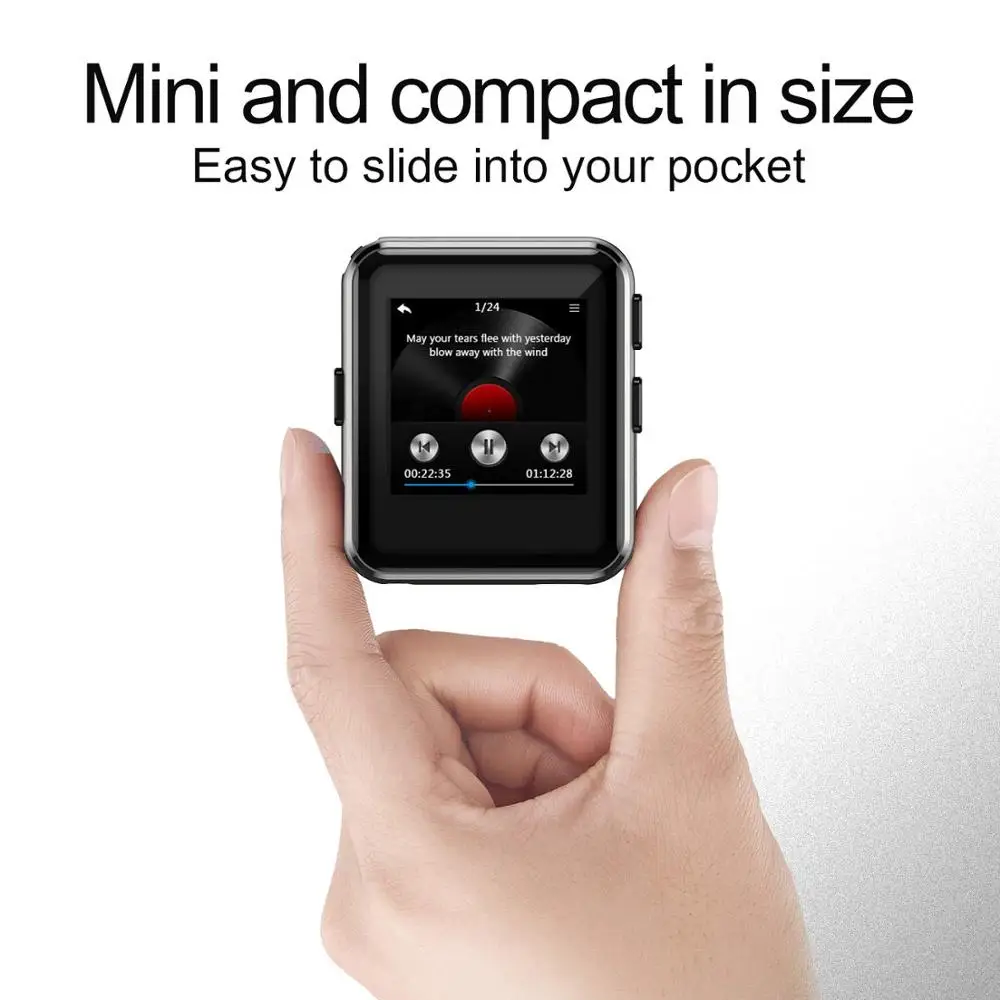 Mp4 плеер с Bluetooth Портативный Hi Fi музыкальный без потерь сенсорный экран FM радио