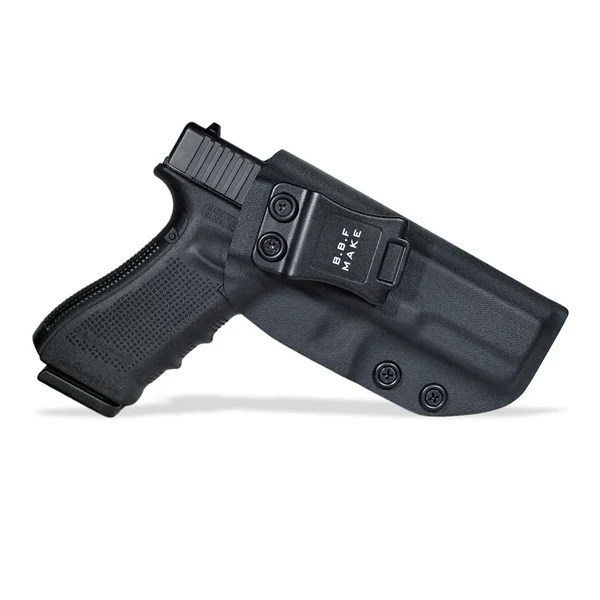 Black For Right B.B.F Make IWB Тактический KYDEX пистолет-кобура: Глок 17 22 31 внутри скрытый пояс для переноски поршня Зажим для ремня аксессуары - Цвет: Black For Right