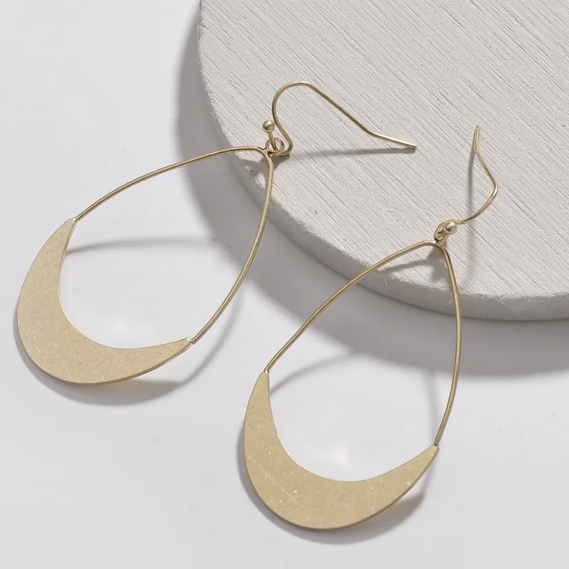 Дизайнерские серьги капли в форме веера для женщин модные ювелирные изделия