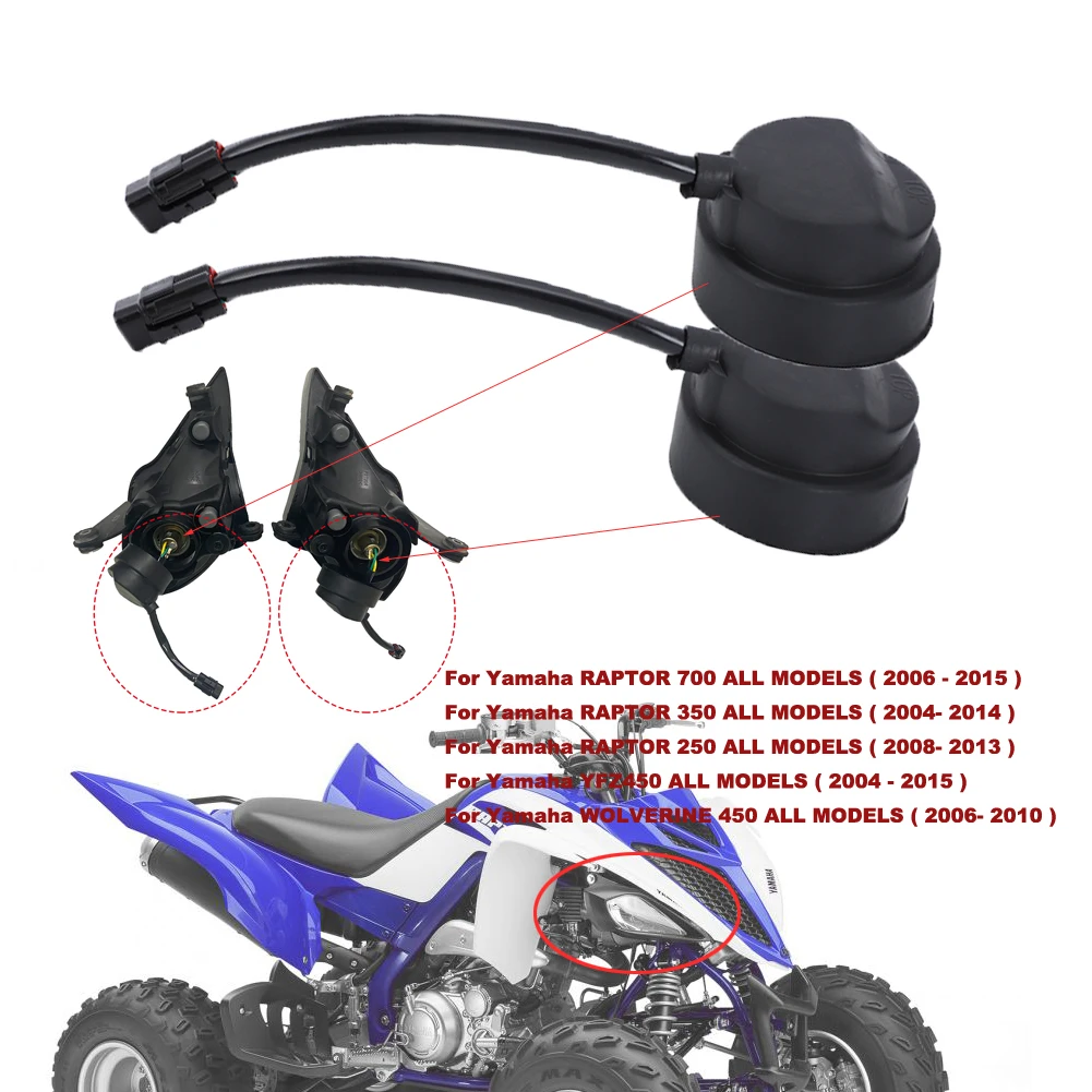 Правая левая фара головки фар ATV для Yamaha Raptor 700 350 250 YFZ450 R X WOLVERINE 450 все модели