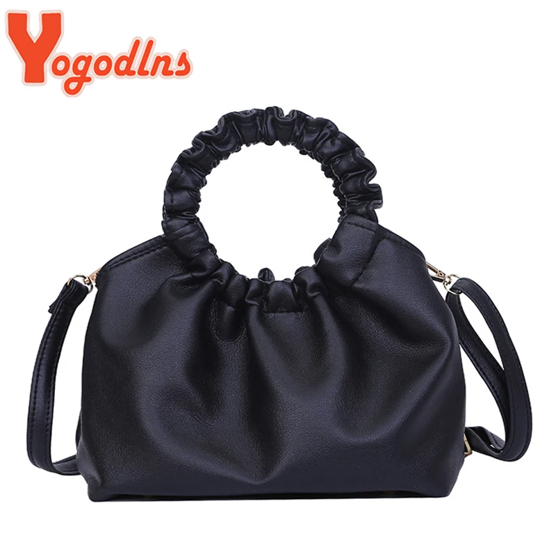 Сумка Yogodlns женская с принтом в виде облака Модный повседневный мессенджер