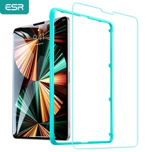 ESR 1PC Tempered Glass for iPad Pro 11/12.9 2021/2020/2018 5rd/3rd Gen 5G HD Ultra Clear Glass Anti Blue-Ray Screen Protector