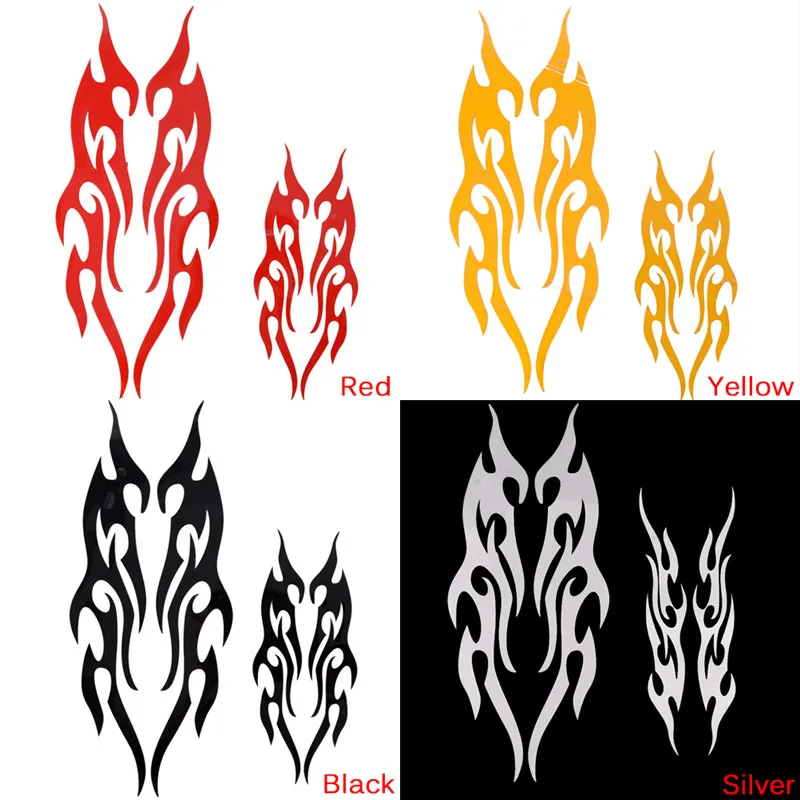 

1pc Vinyl Covers Auto Flame Fire Sticker Car-styling Universal Car Sticker Styling Engine Hood Motorcycle Decal Decor
