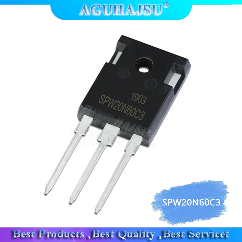 5 шт. SPW20N60C3 20N60C3 N Channel TO 247 Оригинал аутентичный| |