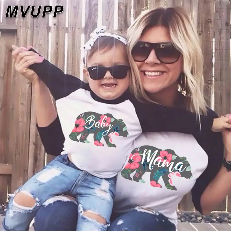 Длинная футболка в стиле пэчворк для всей семьи зимняя одежда мамы и дочки