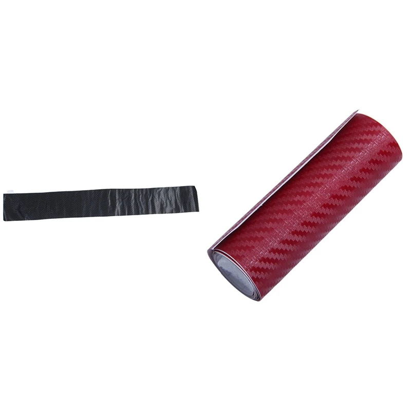 2 предмета Автомобиль DIY 3D углеволоконная виниловая Обёрточная бумага рулон