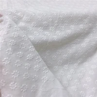 cotton embroidery eyelet fabric sof comfortable cotton cloth for womens and childrens clothing diy tissue sold by the yard