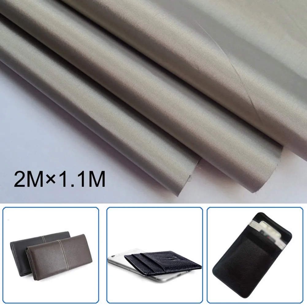 

1Pc 200*110cm Antimagnetic Cloth 2M Copper Shielding Fabric-Blocking RFID Radiation Singal Wifi RF/EMI/EMF/LF