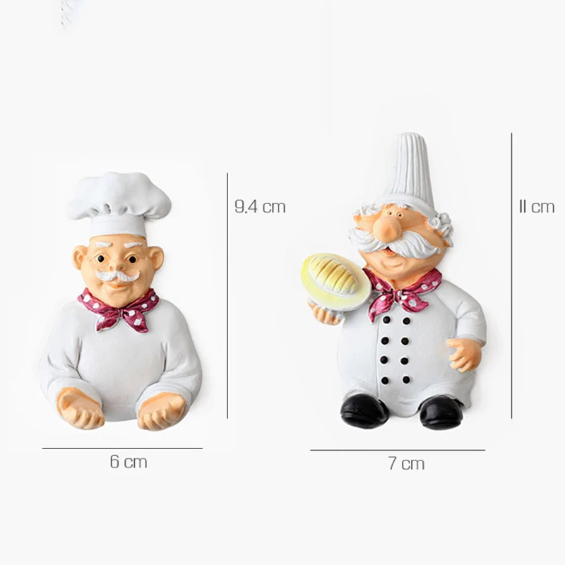 

N Useful Cartoon Cook Chef Shape Outlet Plug Holder Cord Storage Rack Decorative Wall Shelf Key Holder Kitchen Supplies