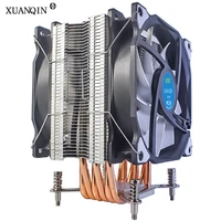 cpu cooler pc fan 120mm 6 heat pipe thermal pad processor cooling system 12 volt x99 x79 lga 2011 v3 copper radiator computer 4p