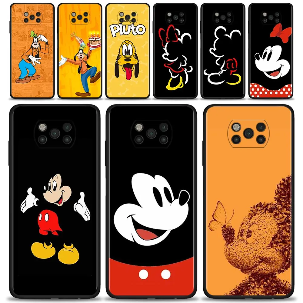 

Disney Minnie Mouse Daisy For Xiaomi POCO X3 NFC F3 GT M3 M4 Pro 5G Black Bumper Soft TPU Fundas Silicone Capa