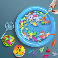 children boy girl fishing toys for babies 2 to 4 years magnetic play water baby toy fish pool hot gift for kids outdoor fun toys