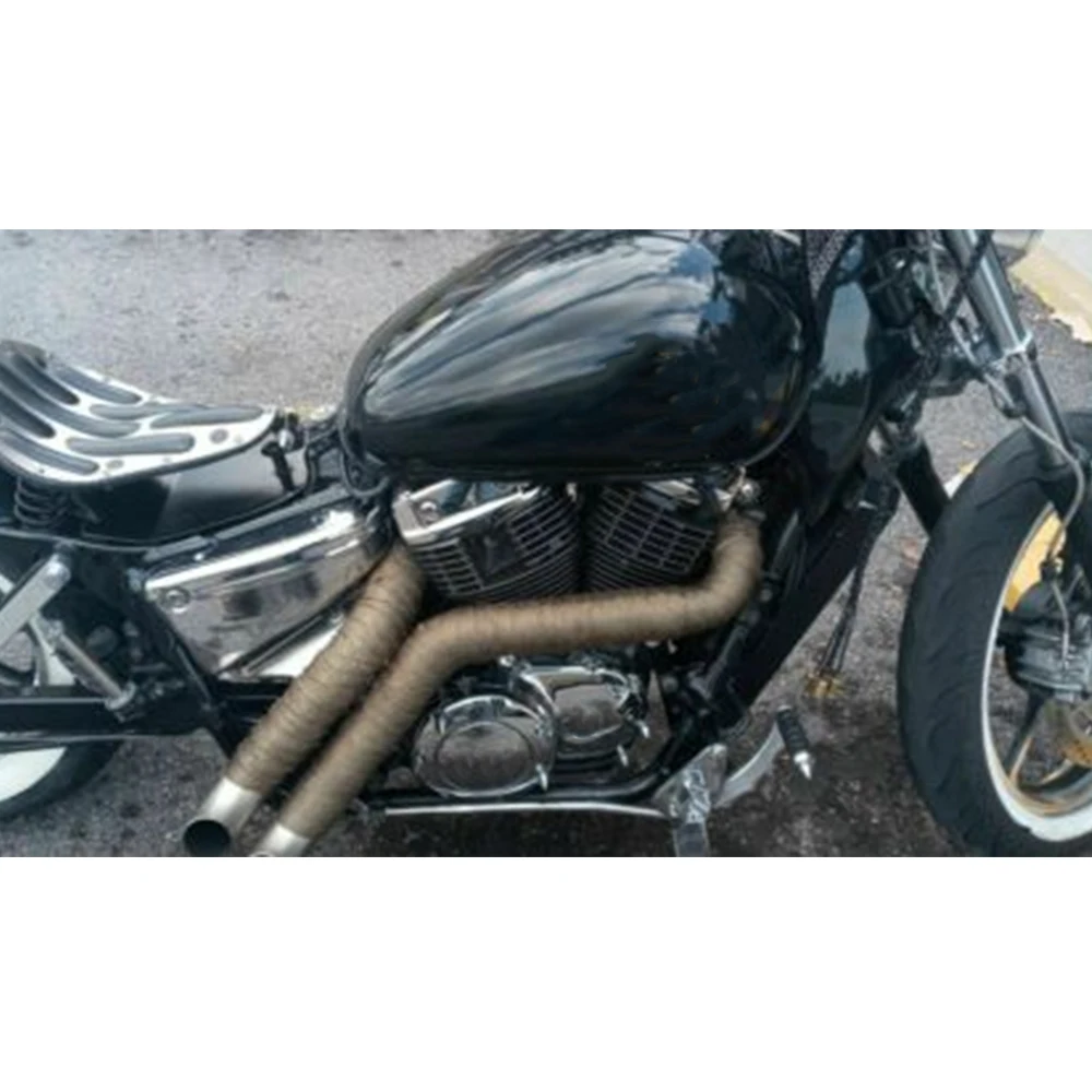 Комплект глушителя выхлопной трубы глушители для Honda SHADOW 1100 VT1100C Spirit VT1100C2 Saber Classic