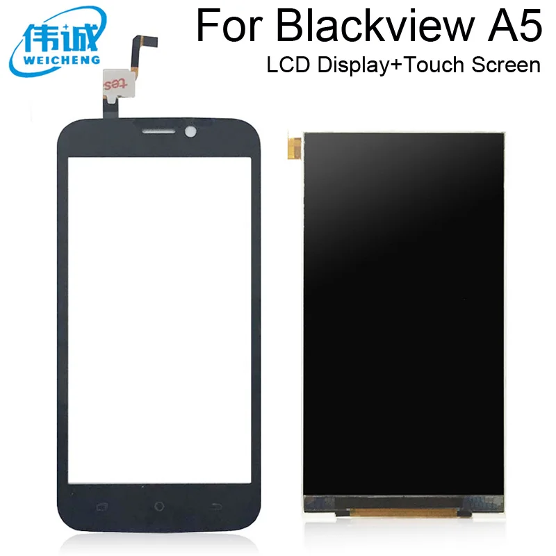 ЖК дисплей 4 5 дюйма для Blackview A5 сенсорный экран дигитайзер запасные части черного