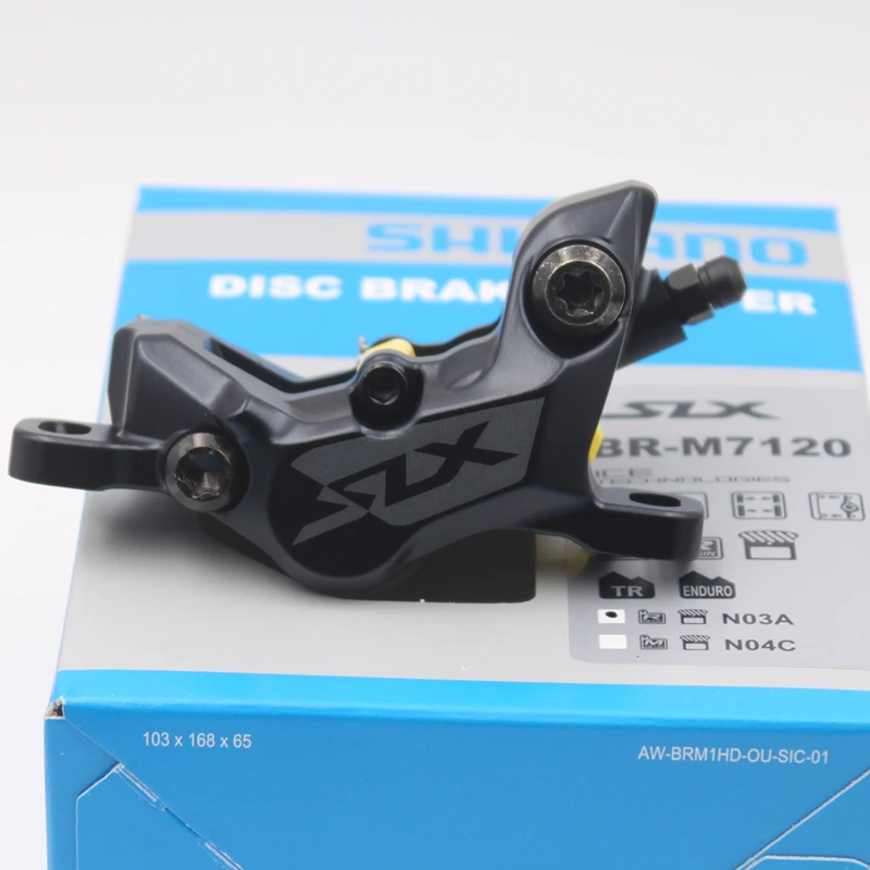 Shimano горные велосипеды четырехпоршневой BR-M7120 суппорт Гидравлический дисковый тормоз SLX M7120 четыре поршневой тормозной суппорт