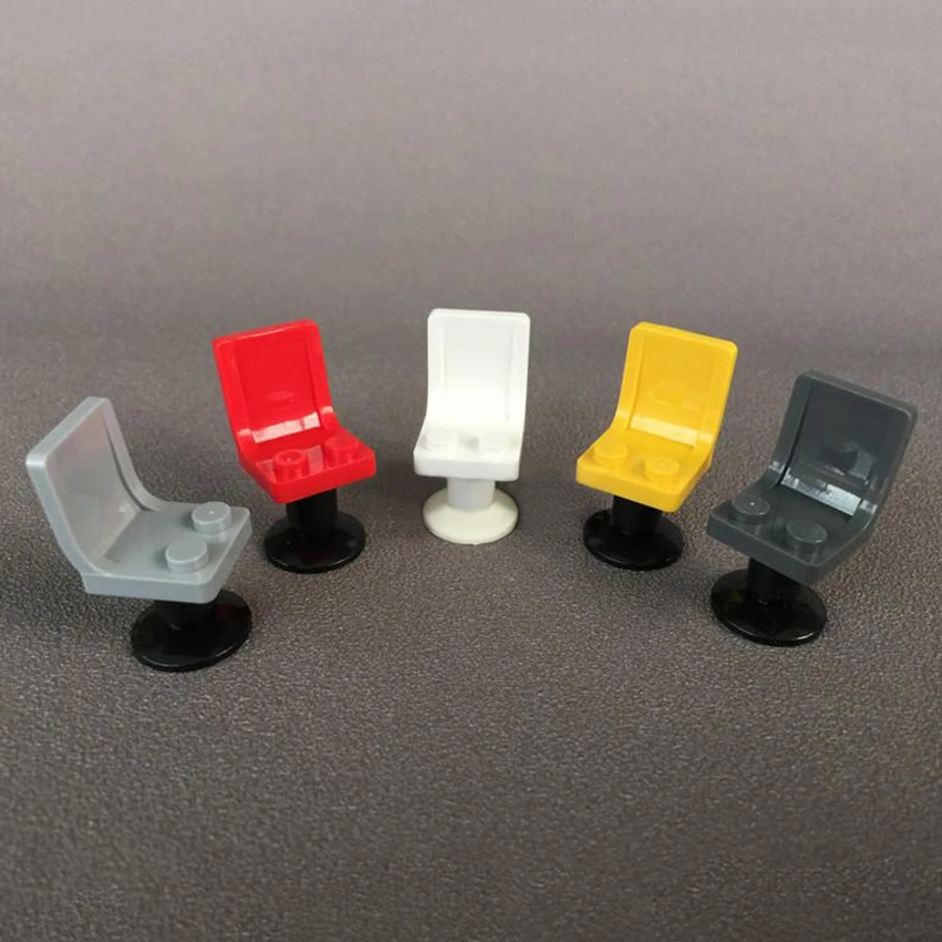 Конструктор вращающийся на стул 5 шт./компл. строительные блоки MOC офис дом