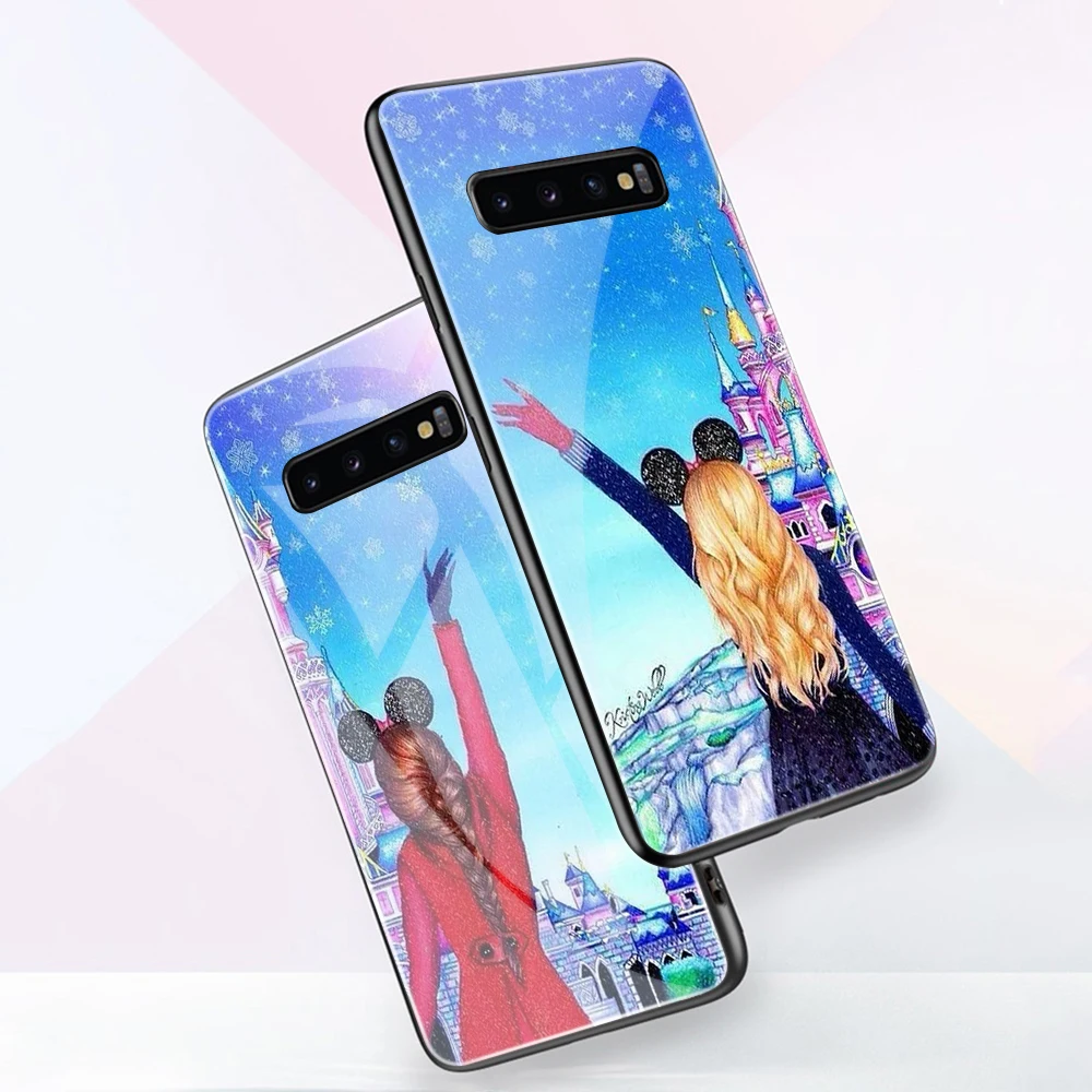 

Vogue Girl Case For Samsung Galaxy S21 S10 S9 S8 S10e S20 Ultra A51 A71 A50 A01 A20E A70 Note 20 10 9 8 Plus Tempered Glass Back