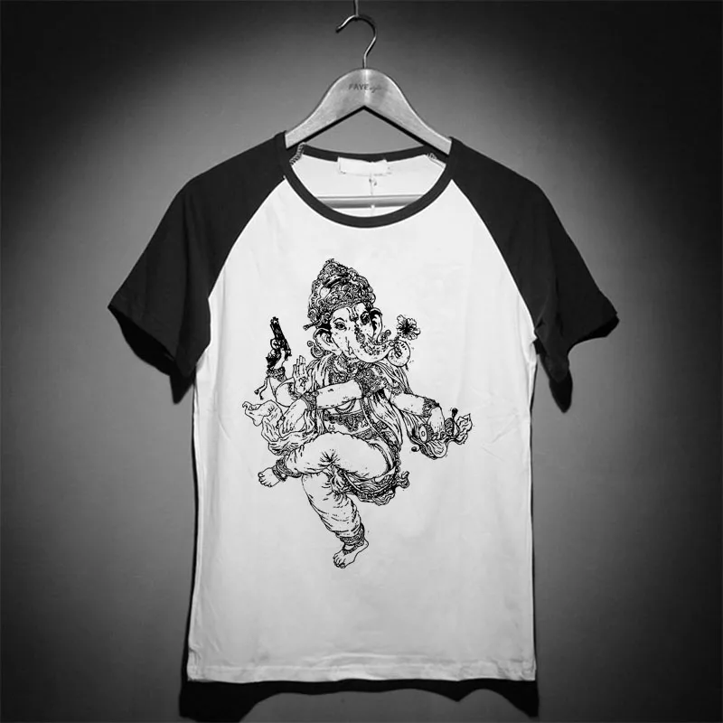 Крутая тату голова скейтборд Готический арт слон с пистолетами психоделический