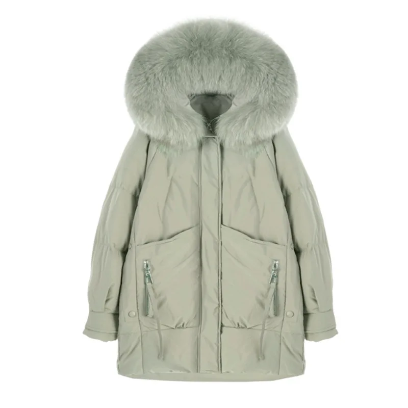 

Down jacket women's thickened 2020 winter hooded down coat winter duck down jacket women winter down jacket women coat warm