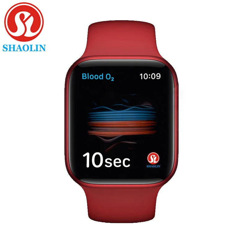 Смарт часы с Bluetooth для мужчин и женщин серии 6 пульсометром Apple Watch iPhone IOS Android