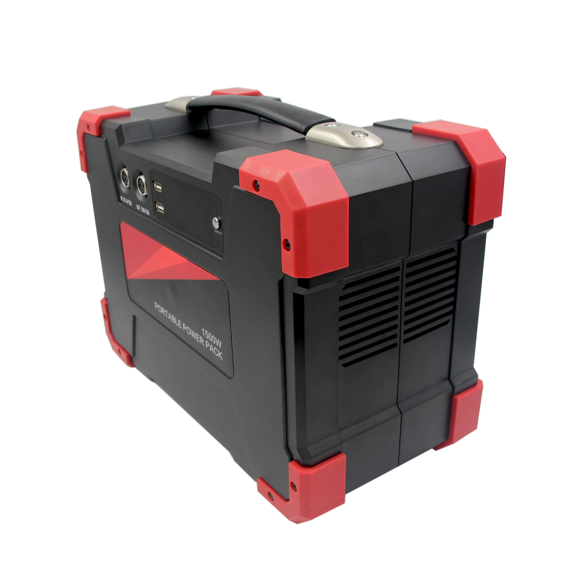 Портативный Перезаряжаемый литиевый аккумулятор 1500 Вт солнечный генератор со