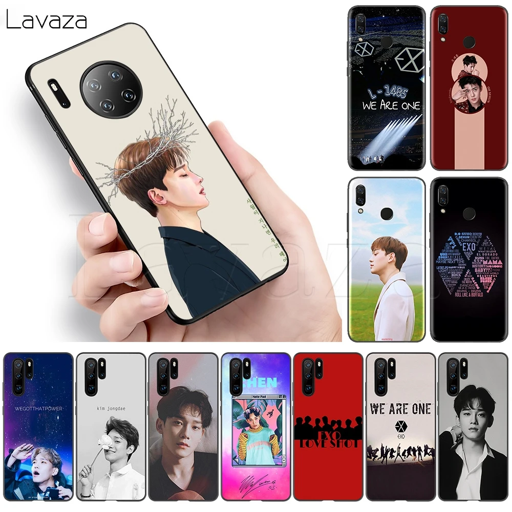 Мягкий чехол Lavaza EXO chen для Huawei Honor 30 V30 Nova 6 7 P40 SE Pro Max 4G 5G|Бамперы| |