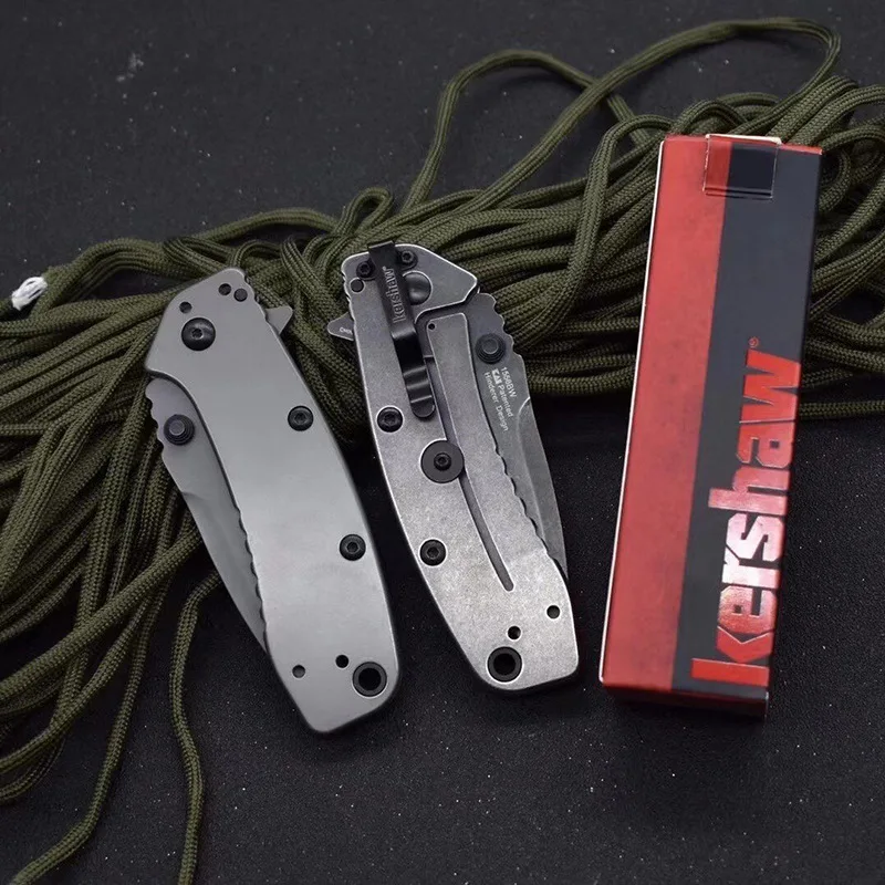 

Kershaw 1556 Outdoor Multi-purpose Camping Folding Knife Adventure Survival Pocket Knife Self-defense Knife Tactical Knife