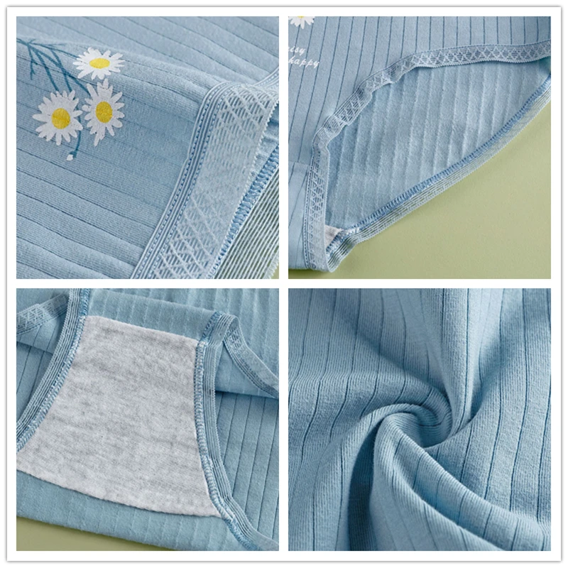 BZEL зеленый авокадо женское нижнее белье высокого качества с рисунком Хлопковые