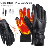 winter heated gloves electric heated gloves waterproof windproof touch screen usb powered heated gloves for men women new design