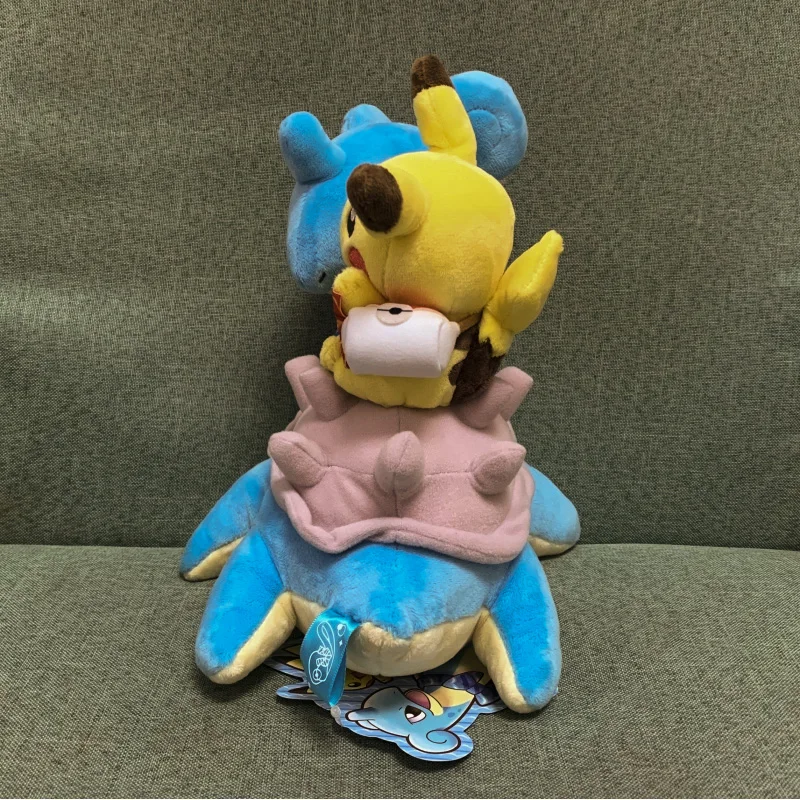 

Takara Tomy Plush Doll Pokemon Lapras Pikachu Soft Animal Kids Toy Gifts 25cm